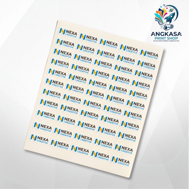 Stiker Kiss Cut A3